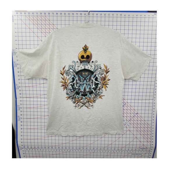 Crazy‎ Shirts 80s–90s Hawaii Monogram Graphic Tee Vintage Single Stitch - Picture 5 of 15